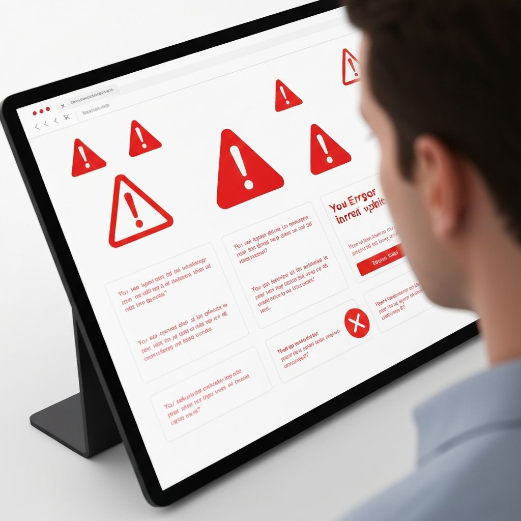 Greșeli comune la crearea unui site web